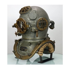 Casco de Buceo de Hierro, Adorno Náutico para el Hogar, para Entusiastas de la Decoración Marina, Estilo Costero y Atractivo Vintage - Product Image 3