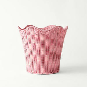 Cesta de Almacenamiento Infantil Estilo Princesa, Organizador Tejido con Borde Festoneado, Linda Cesta para Juguetes, Decorativa para Habitación de Bebé, OEM ODM - Product Image 2