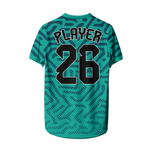 Camiseta de Fútbol Sublimada Personalizada con Nombre y Número del Jugador, Unisex, Manga Corta, Absorbe la Humedad - Product Image 6