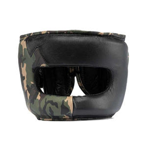 Precio al por mayor RTS, logotipo personalizado con conjunto de boxeo de cuero genuino, guantes de entrenamiento y sparring, protector de cabeza, protector de ingle AS-BG-4715 - Product Image 6