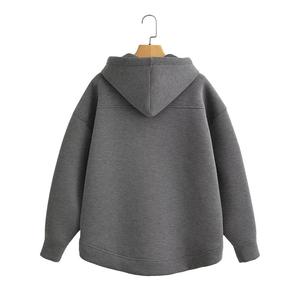 เสื้อฮู้ดดี้ผ้าฟลีซหนานุ่ม ยูนิเซ็กซ์ 100% ผ้าฝ้าย 280 กรัม ปักโลโก้ด้านหน้า ไซส์ใหญ่ เป็นมิตรต่อสิ่งแวดล้อม - Product Image 2