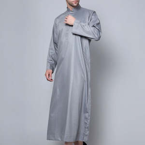 Vente directe usine : Vêtements islamiques pour hommes, Thobes de style arabe, Thawb pour hommes, Vente en gros de vêtements islamiques, Jubbah brillante, Robe Thobe - Product Image 4