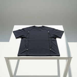 Camiseta Reductora para Hombre, Control de Abdomen, Camiseta Deportiva de Compresión, 100% Algodón, Tejido Frontal - Product Image 2