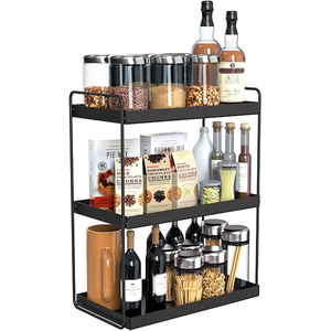 Best Design Iron Metal Storage <b>Rack</b> Three Tier Storage <b>Rack</b> Heavy Duty Kitchen Spice Organizer Kitchen Storage <b>Rack</b> - Product Image 3
