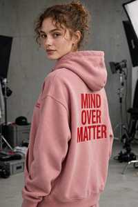 Sudadera con Capucha Rosa de Felpa, Unisex, Corte Regular, Logotipo Bordado, Ropa Casual de Invierno, 100% Algodón, Servicio OEM - Product Image 4