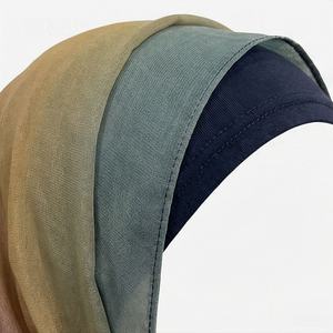 Hiyab elegante y colorido con degradado de verano, chal con borlas, pañuelo ligero para mujer, suave, transpirable, de primera calidad y con estilo. - Product Image 4