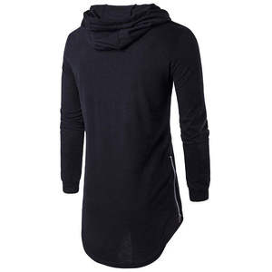 Sudadera con capucha de forro polar cálido de 370 g para hombre, cuello alto, media cremallera, 100% poliéster, estilo urbano, nueva colección otoño-invierno, venta al por mayor - Product Image 6