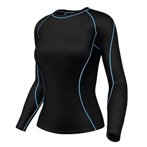 Camiseta de Compresión Ligera de Manga Larga para Mujer, Diseño Personalizado OEM, Nueva Llegada, Top Deportivo Transpirable para Gimnasio - Product Image 4