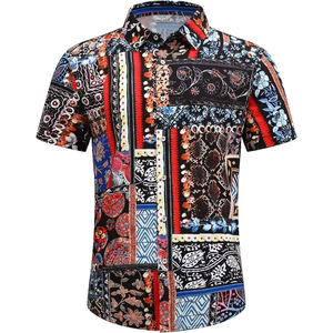 Chemise hawaïenne pour fête sur la plage, design personnalisé, décontractée, à boutons, imprimé floral, chemise hawaïenne pour homme, chemise hawaïenne florale pour homme - Product Image 1