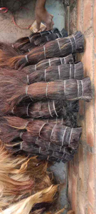 Brosse de décoration pour la maison en poils de queue de vache naturels polis - Product Image 2