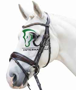 Ensemble de bridons en cuir de haute qualité pour l'équitation et l'entraînement, équipement équestre durable - Product Image 1