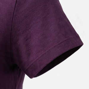 Camiseta Corta Personalizada para Mujer con Logotipo, Poliéster Satinado de Alta Calidad, Color Sólido, Largo Regular, Dos Piezas, Informal, Verano, Color Personalizado - Product Image 6