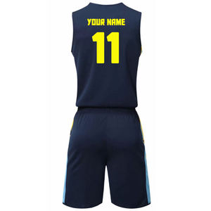 Uniformes Deportivos de Baloncesto de Malla Impresa al Por Mayor, Transpirables, para Entrenamiento, con Logotipo Personalizado, Sublimados, en Blanco, para Equipos - Product Image 2