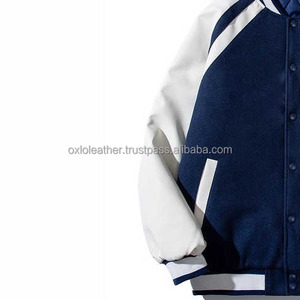 Varsity <b>Jackets</b> for Schools Clubs Teams Trendy Varsity <b>Jacket</b> with Ribbed Cuffs Two-Tone Varsity <b>Jacket</b> Outerwear - Product Image 2