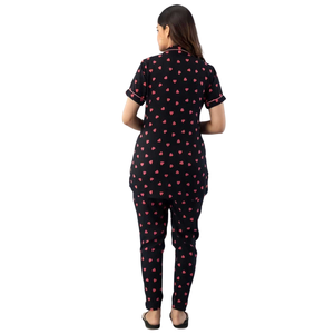Direct Factory Women Silk Pajama Set Lightweight Soft Luxury Nightwear Private Label Manufacturer - Product Image 3