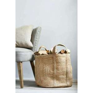 Eco Friendly Jute Storage Picnic Tote <b>Bag</b> Foldable <b>Large</b> Capacity Reusable Shopping <b>Beach</b> Food & Travel Carry <b>Bag</b> - Product Image 5