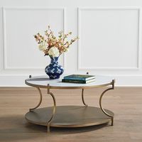 Table basse décorative pour salon, table basse élégante, table moderne de luxe, table en marbre et or, table centrale décorative