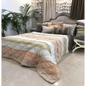 PATCH WORK QUILT SET Quilt <b>Bedding</b> Set Lightweight Soft Coverlet & Bedspread 3 Piece Comfortable <b>Bedding</b> Cover Set - Product Image 1