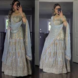 New Designer Party Wear Look <b>Top</b> ,<b>Lehenga</b> Salwar And Dupatta UC-307 - Product Image 1