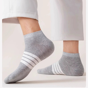 <b>Hot</b> Sale Men's Low-top <b>Socks</b> Summer Short Ankle Sport <b>Socks</b> Custom Business Cotton Breathable Boat <b>Socks</b> length <b>socks</b> Soft - Product Image 6
