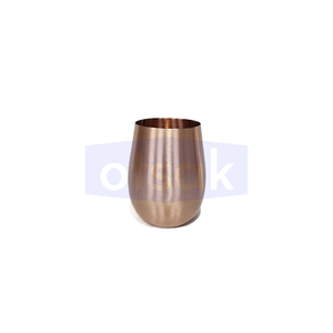 Verre à boire élégant et moderne en cuivre, pour l'eau naturelle, écologique, portable, grande capacité, finition polie, pour la maison et la cuisine - Product Image 4