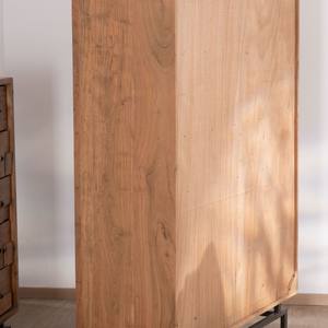 Aparador Vandana Autumn Shape en acacia y metal con frentes con diseño de rompecabezas - Product Image 6
