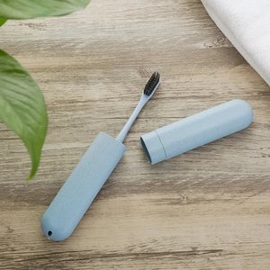 Plastic Rectangle Convenient <b>Toothbrush</b> <b>Holder</b> Travel Case Storage Containers - Product Image 1