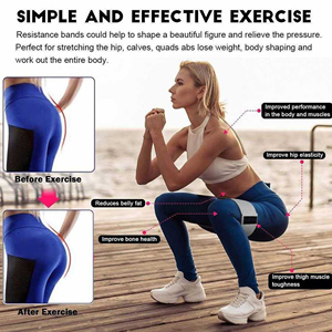 Banda Elástica de Resistencia para Yoga, Círculo de Cadera, para Ejercicios de Piernas y Glúteos, Antideslizante, para Entrenamiento de Fuerza, Venta Caliente 2026 - Product Image 6