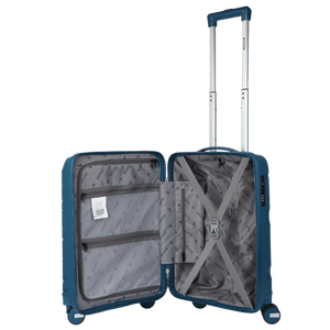 กระเป๋าเดินทางแบบแข็งลายคลื่นทันสมัย ทำจากโพลีโพรพิลีน (PP) ตัวกระเป๋าแข็งแรงทนทาน หมุนได้ 360 องศา °   ล้อหมุนคู่แบบเงียบ - Product Image 6