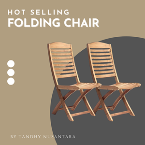 เก้าอี้พับไม้สักธรรมชาติแบบพับได้สำหรับงานจัดเลี้ยงในสวน งานแต่งงาน งานอีเว้นท์ ฐานรองน้ำแบบพับได้ เป็นมิตรกับสิ่งแวดล้อม ราคาขายส่ง - Product Image 6