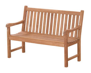 Perfect Top Notch Quality Teak Wood Rustic Patio <b>Bench</b> 130 CM Armrests <b>2</b>-<b>Seater</b> Outdoor <b>Seater</b> for Hotel <b>Garden</b> Patio Living - Product Image 1