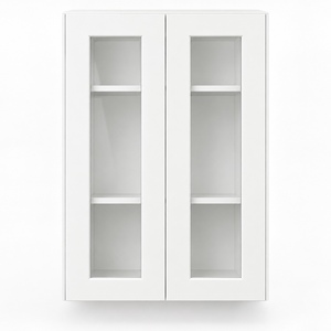 Venta al por Mayor de Gabinetes de Pared con Puerta de Vidrio de 24 x 36 Pulgadas, Blancos, Estilo Shaker, RTA, Fabricante OEM de Vietnam - Product Image 1