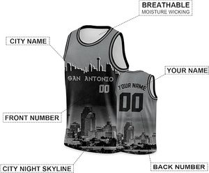 Jersey Uniform Basketball Men Women Adult Personalized Sublimation Printed Eco-Friendly Breathable Moisture Wicking Custom Logo - Product Image 3