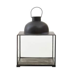 Lanterne porte-bougie vintage en métal noir de forme hexagonale classique pour la décoration intérieure et extérieure - Product Image 6