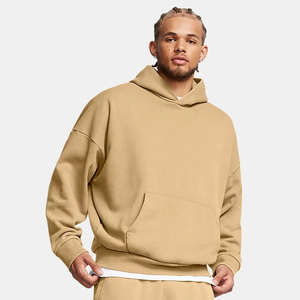 Sudadera con Capucha para Hombre, al por Mayor, con Cierre, Transpirable, de Color Sólido, Tejida, 100% Algodón, Bordada, RALMED SPORTS, para Otoño - Product Image 3