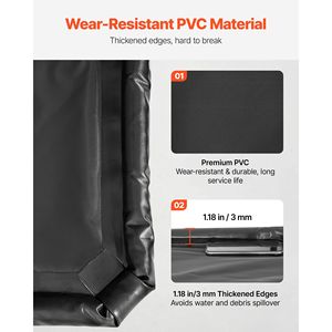 Tappetino Antiscivolo in PVC per Garage 2,37 m x 5,49 m, Resistente e Impermeabile con Tergivetro per Pulizia, Ideale per Contenimento Polvere e Liquidi sui Tappeti Auto - Product Image 4