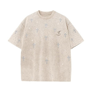 Camisetas de Hombre con Pedrería de Nuevo Diseño para Uso en Exteriores, Camisetas de Hombre con Pedrería de Moda al por Mayor - Product Image 1