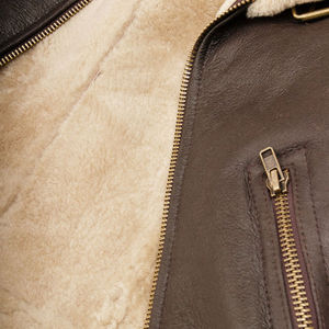 Wholesale Premium Quality Women's Leather <b>Jackets</b> from Original <b>Sheepskin</b> Leather Breathable Fashion Leather <b>Jacket</b> for Winter - Product Image 5