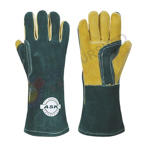 Gants de soudage en cuir résistant à la chaleur du Pakistan pour soudeurs professionnels Gants de soudage Tig Mig Stick - Product Image 1