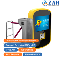 Lector de Tarjetas RFID TCP IP con SDK, Interfaz RS485 Wiegand para Control de Acceso Basado en la Nube y Control de Asistencia en Estacionamientos