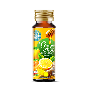 Vinut Trust Ginger Shot 50ml Bouteille en verre Jus de gingembre, miel et citron pour stimuler l'immunité Vente en gros Exportateur Fournisseur - Product Image 1