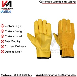 Gants de jardinage professionnels, gants de protection pour le jardinage, ajustement flexible pour les travaux de paysagisme, fourniture OEM - Product Image 2