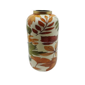 Jarrón Floral de Metal Hecho a Mano con Diseño Costero Moderno para Decoración de Mesa de Boda u Hotel, Jarrón de Flores Artesanal - Product Image 5