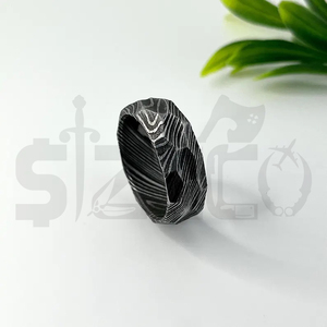 Hot Selling Handmade Damascus Steel <b>Ring</b> for Men Women Wedding Band Fashion Party <b>Ring</b> Custom Latest Design OEM Supplier - Product Image 3