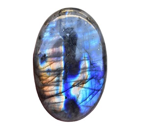 Gema de labradorita azul, piedra preciosa semipreciosa suelta para joyería - Product Image 1