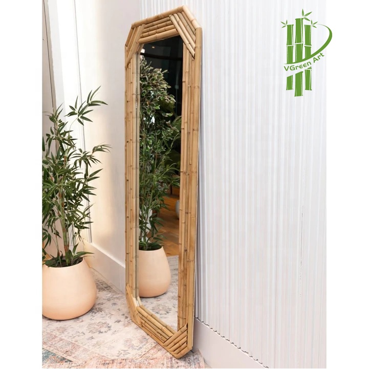 ECO FRIENDLY Bodens piegel Rattan Bambus Ganzkrper spiegel Vintage groe Ganzkrper  spiegel stehen lange made in Vietnam| Alibaba.com