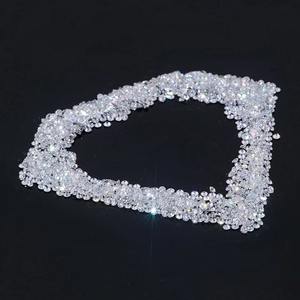 Diamants ronds en vrac de 0,01 carat, taille 1,3 mm, pierres blanches scintillantes certifiées naturelles et de laboratoire pour la fabrication de bijoux - Product Image 3