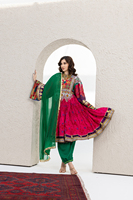 Robe Kuchi vintage afghane en velours uni, écologique, à prix bas, couleurs personnalisées, grandes tailles