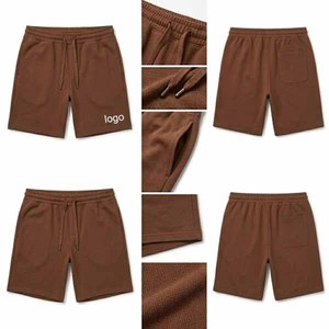 Pantalones Cortos de Hombre Personalizados con Logotipo, 100% Algodón Tejido, Cintura Media, Antiarrugas, Servicio OEM, Casuales, con Cordón Ajustable - Product Image 6