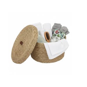 Paniers de rangement en jonc de mer tressé avec couvercle, prix de gros attractif, fabriqués au Vietnam - Product Image 4